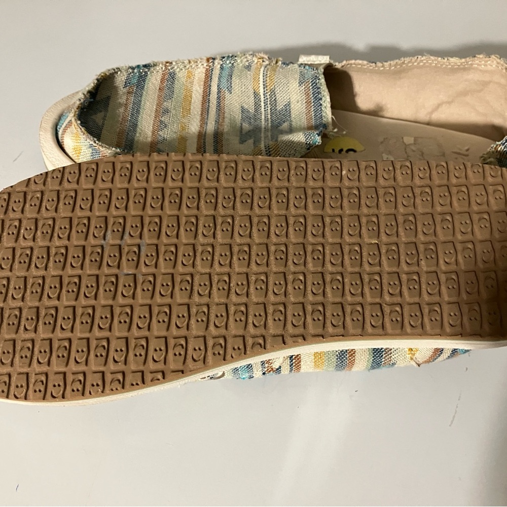 Sanuk Multicolor Striped Canvas Slip-Ons - Picture 4 of 4